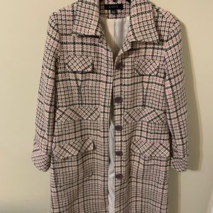 STATIC 80% Wool Coat size Large